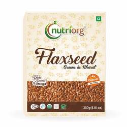 Nutriorg Certified Organic Flaxseed Raw 250g