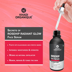 Khadi Organique Rosehip Face Serum, 30ml
