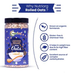 Nutriorg Rolled Oats 400g
