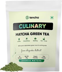 Tencha Culinary Matcha 50gm Pure Japanese Matcha Green Tea Powder Sourced from Shizouka Japan Vegan No Artificial Sweeteners