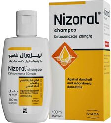Nizoral Ketoconazole Anti-Dandruff Treatment Shampoo, 100 ml, Effective Dandruff Treatment, Works from the first wash, Clinically proven Ketoconazole Shampoo to relieve Itchy Scalp