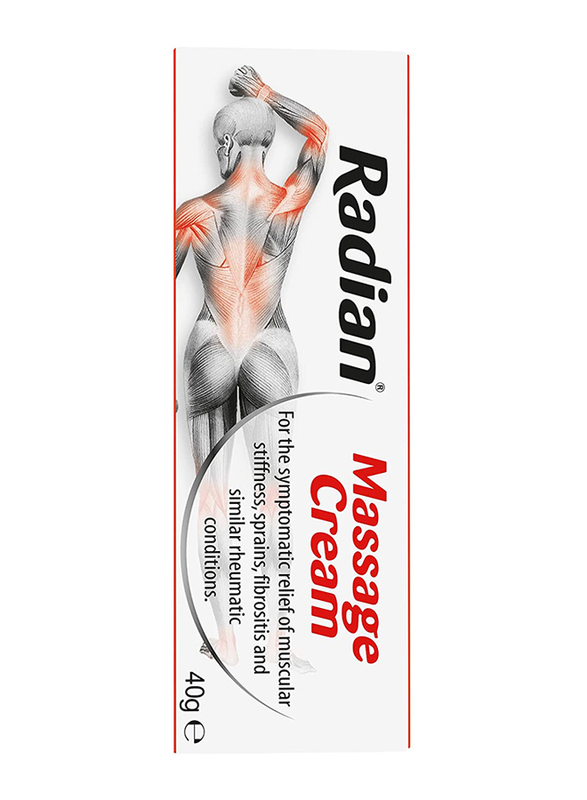 Radian Massage Cream, White, 40gm