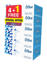 Collins Facial Tissue, 5 Boxes x 150 Sheets x 2 Ply