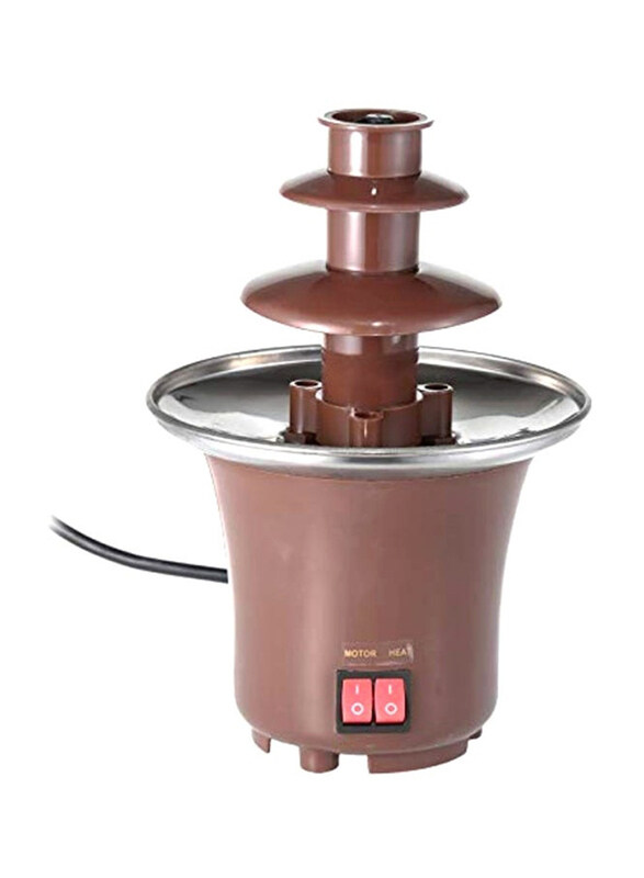 

Generic 3-Tier Mini Chocolate Fountain, EA-820, Brown/Silver