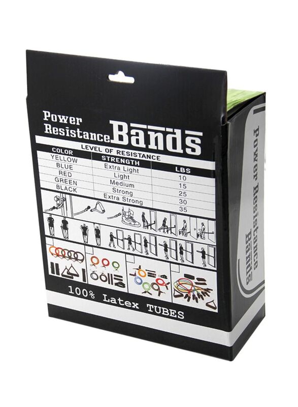 Power Resistance Bands, 100 gm, Multicolour