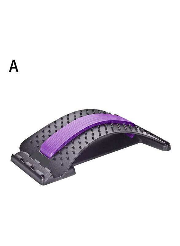 

Generic Lumbar Support Stretch Massager Tool, Purple