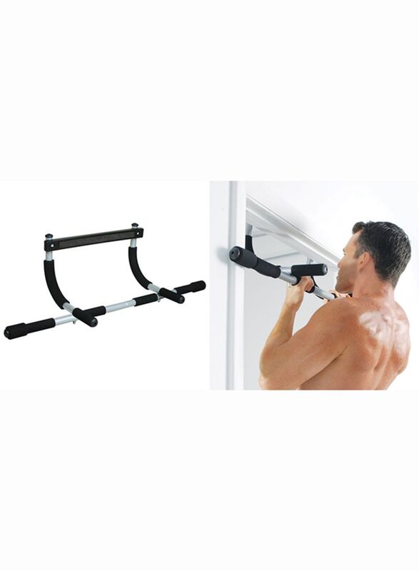 Total Upper Body Workout Bar, Black/Silver