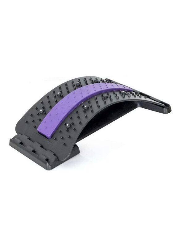 

XiuWoo Adjustable Back Stretcher Device with Magnetic Points, T121, Black/Purple