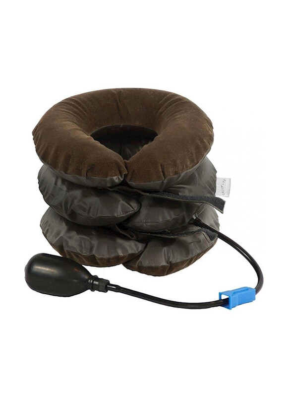 

Calily Life Health Cervical Neck Traction Device, Black/Brown