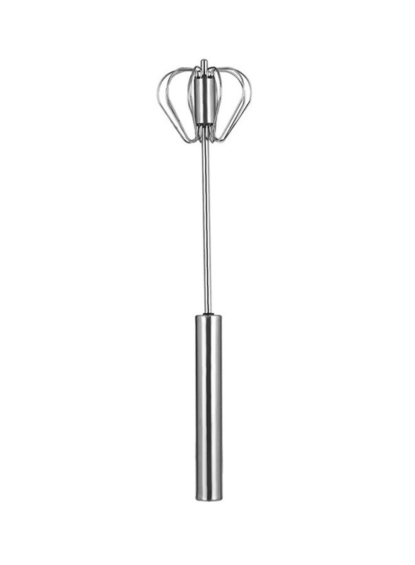

Manbo Semi-Automatic Egg Whisker, Silver