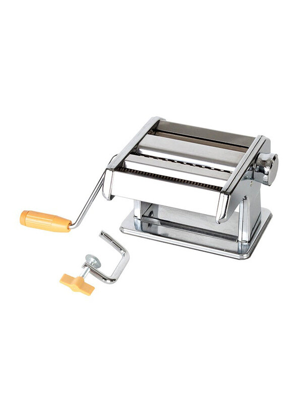 

Generic Manual Stainless Steel Noodles Roller Pasta Maker Machine, 35cm, 45TQW, Silver