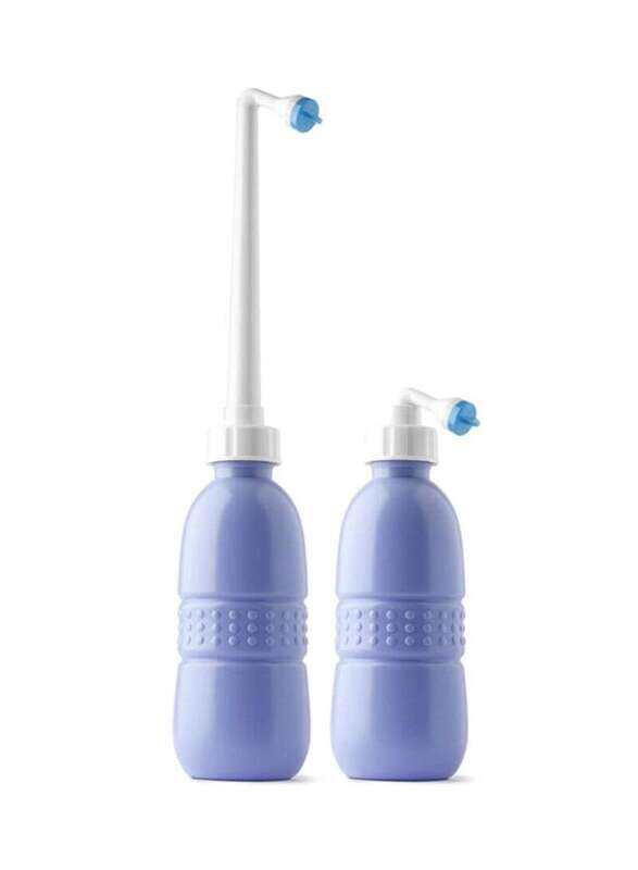 

Mr Shattaf 2-Piece 420ml Bidet Breeze Travel Shattaf, Blue