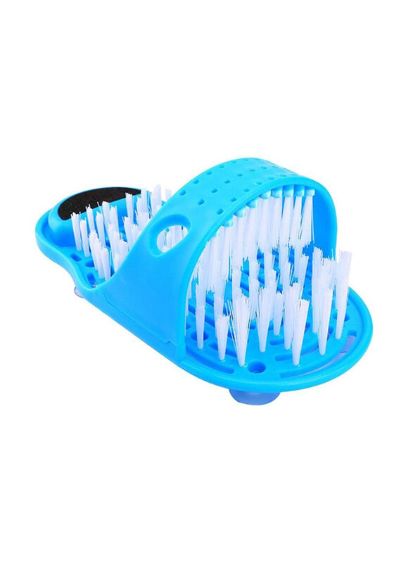 

Easy Feet Bath Plastic Shower Feet Massage Slippers, Blue