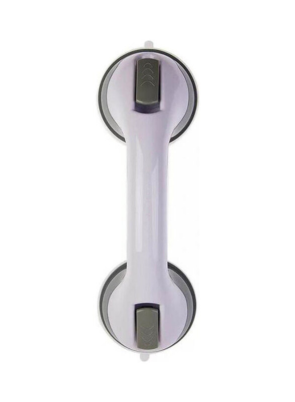 

Generic Bathroom Armrest Handle Sucker Safer Grip, White