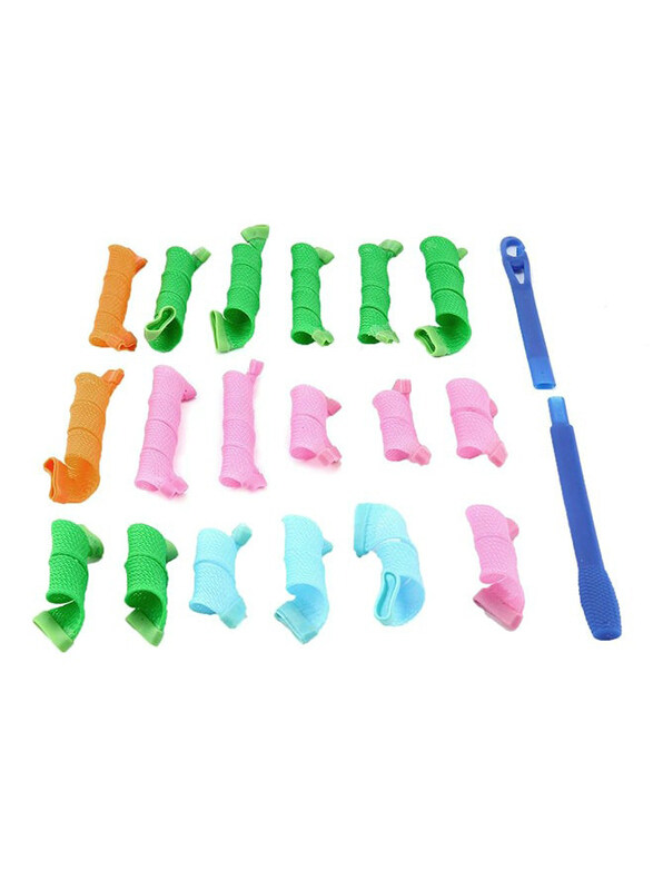 

Generic 20-Piece Magic Curler Hair Styling Rollers Set, Multicolour