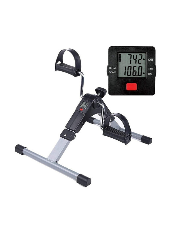 

Dubaigallery Mini Cyclette Portable Folding Foot Pedal Fitness, Multicolour