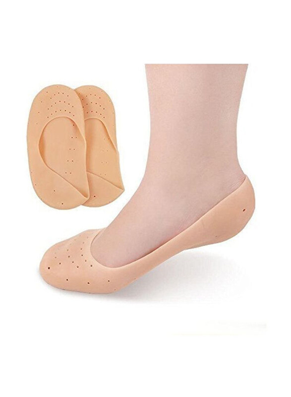 

Baskety Silicone Gel Heel Pad Socks, 1 Pair