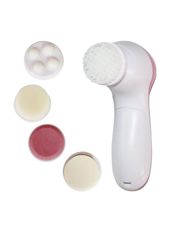 

Generic 5-In-1 Facial Massager, White/Pink, 1 Piece