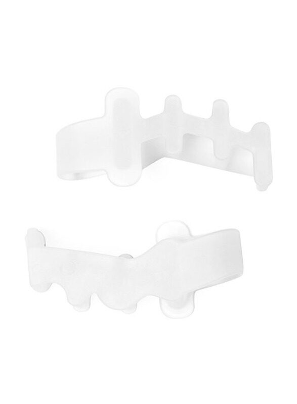 

Generic Silicone Gel Toe Separator Stretchers Spacers Relieve Pain Straightener, White