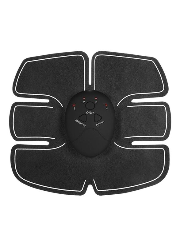 Abdominal Muscle Trainer Gel Pad, 6cm, Black