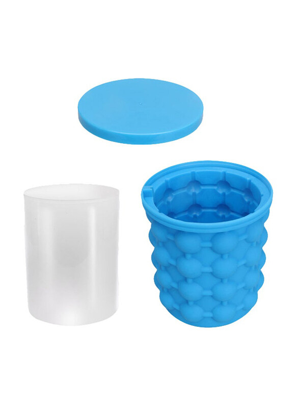 

Generic Ice Cube Maker Tray, H21372, Blue/Clear