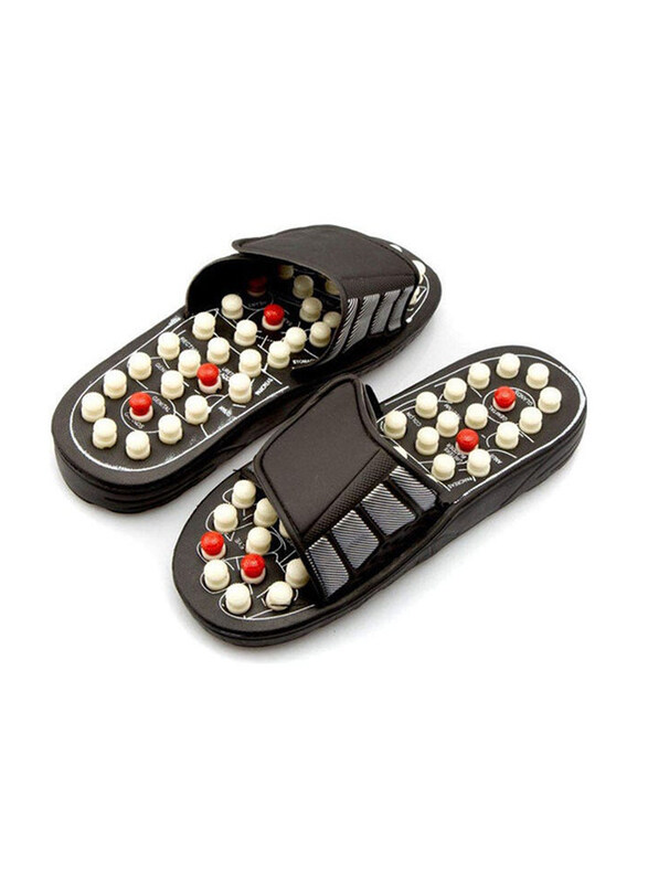 

Generic Massage Slippers Leg Foot Massager, Black, 42cm, One Size