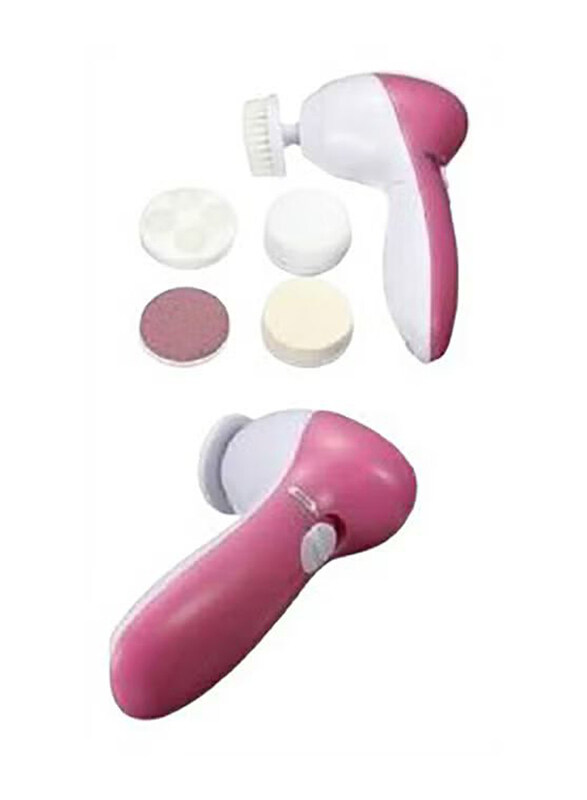 

Generic 5 In 1 Beauty Care Body Massager, White/Pink