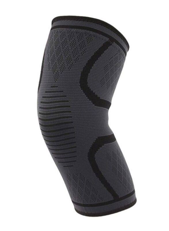 

Generic Non-Slip Sports Protective Knit Knee Pad, Small, Grey/Black