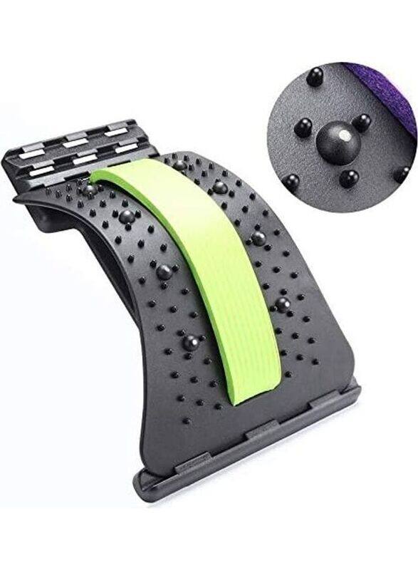 

XiuWoo Adjustable Back Stretcher Device with Magnetic Points, T141, Black/Green