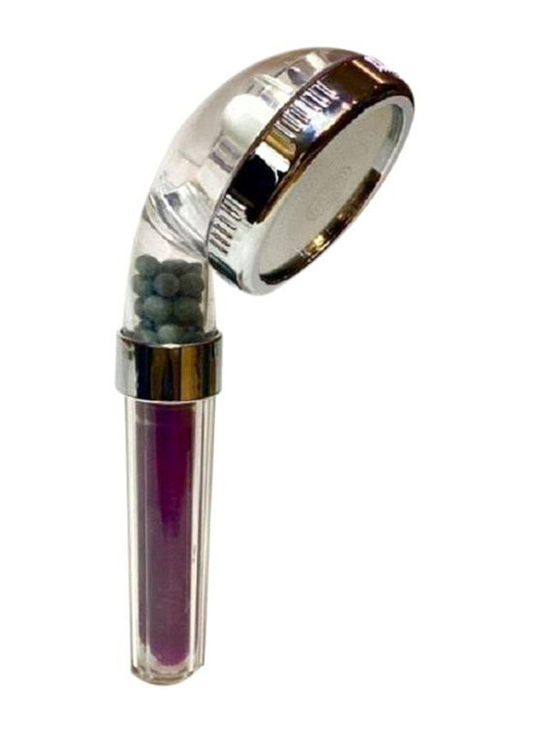 

Generic Shower Filter Head, Silver/Brown