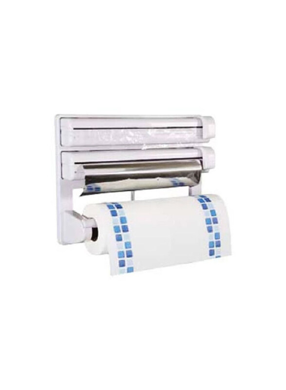 

Generic Triple Paper Dispenser, White