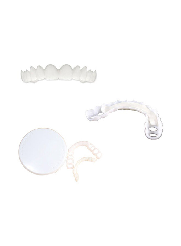 

Generic Snap On Natural Upper Veneer Dental False Teeth, 1 Piece
