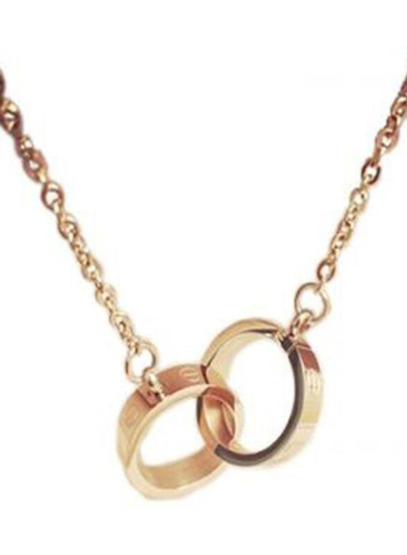 

Generic Lovely Rose Gold Necklace for Women, Rose Gold