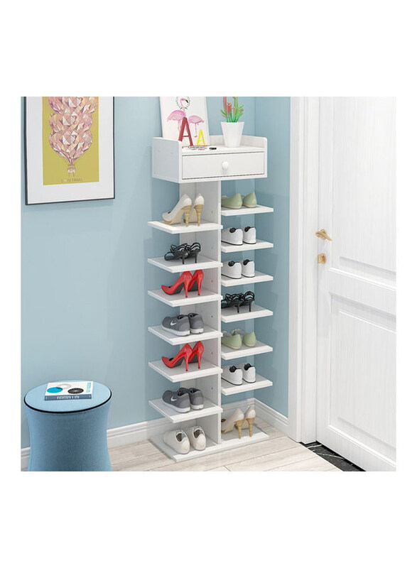 

Generic Wooden Shoes Racks Organizer, White