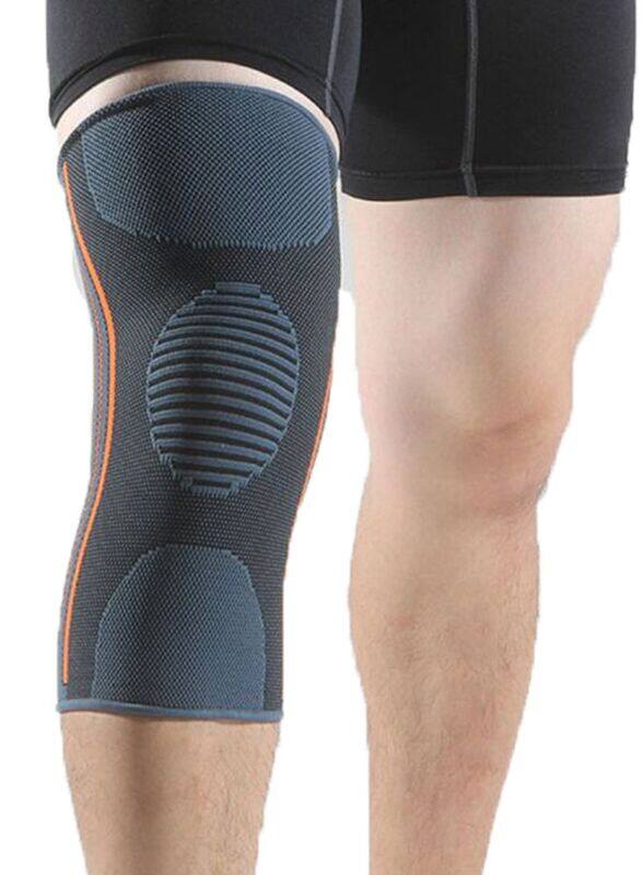 

Generic Thicken Dance Skating Safety Knee Pad, Medium, Grey/Orange
