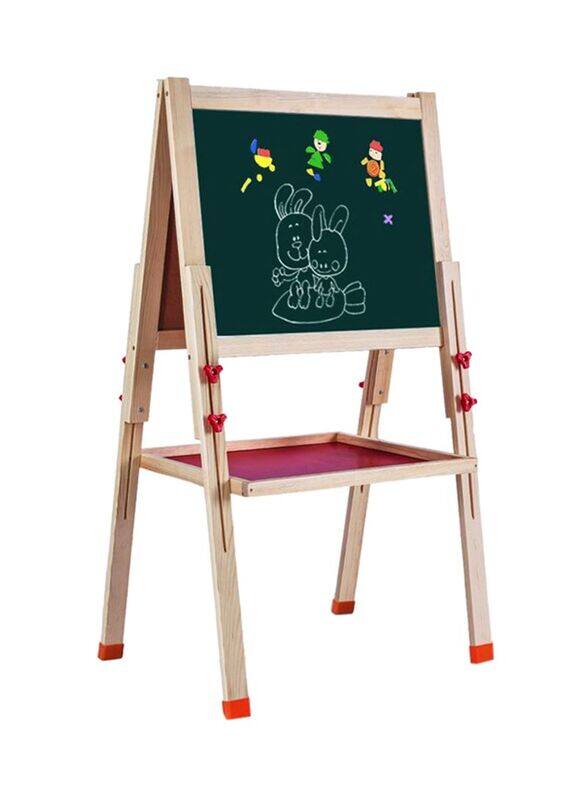 

Generic Two Sided Wooden Drawing Board With Accessories, Multicolour