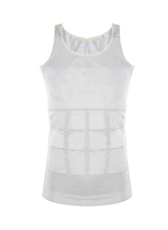 

Slim'n Lift Body Shaper Vest for Men, White, S