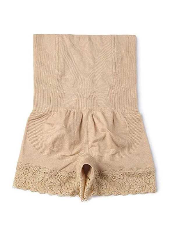 

Generic Tummy Control Slim High Waist Body Shapewear, Beige