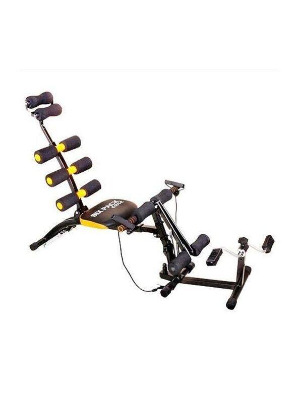 

Generic Six Pack Care Developer Abdominal Machine, 56.6cm, Black/Yellow