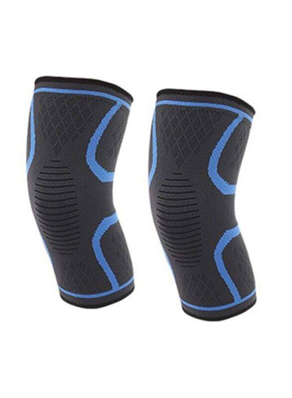 

Generic Football Protective Knee Pad, 1 Pair, Medium, Dark Blue/Black