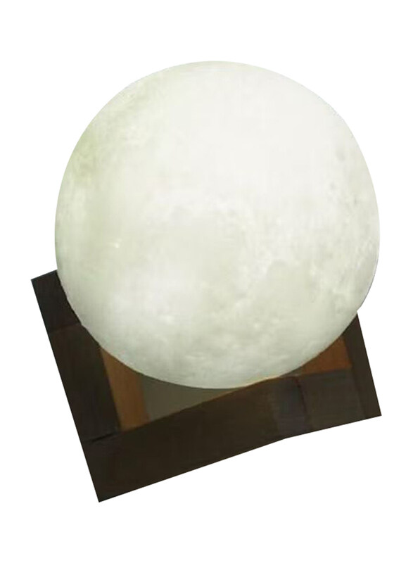 

Generic 3D LED Moon Night Table Lamp, White