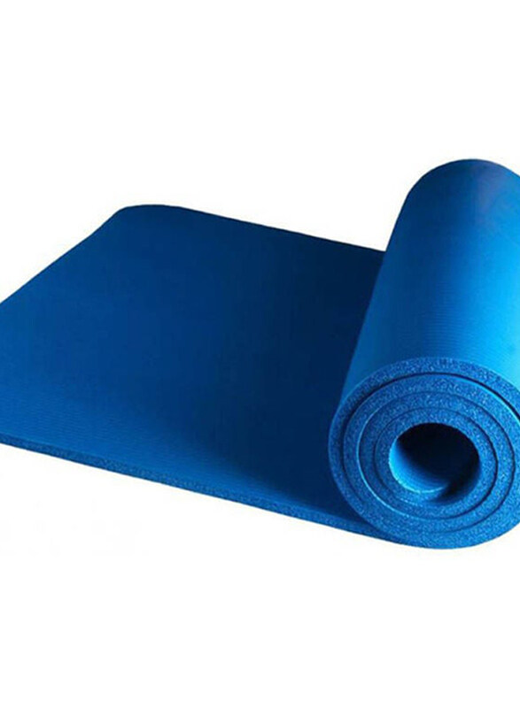 

Generic NBR Yoga Mat 10mm Anti-skid Yoga Mat Nonslip Gym Pilate EVA Multifunctional Yoga Mat, 183 x 61 x 1cm, Blue