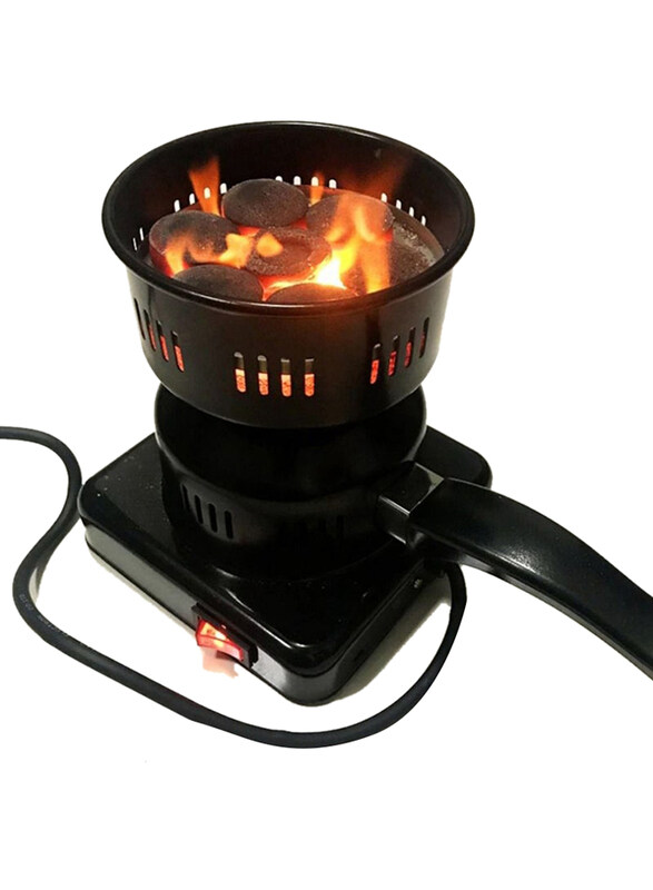 

DubaiGallery Electric Charcoal Burner, Black