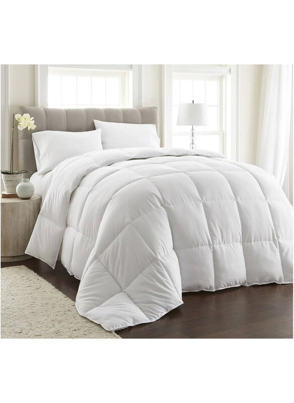 

DubaiGallery 3-Piece Duvet Cover Set, 1 Duvet Cover + 2 Pillowcase Without Core, King, White