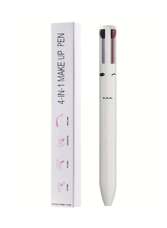 

DubaiGallery 4-in-1 Highlighter and Eyeliner Multipurpose Makeup Pen, White