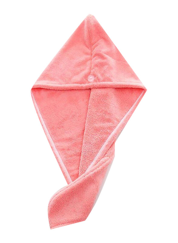 

Misstiara Microfiber Hair Towel Wrap for All Hair Types, 65 x 24cm, Pink