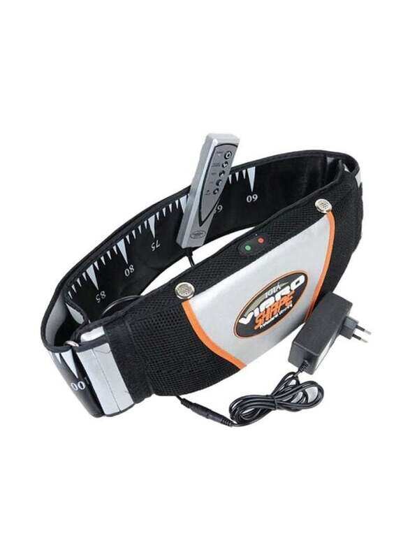 

Vibro Shape Belt for Massage And Slimming, Black/Silver