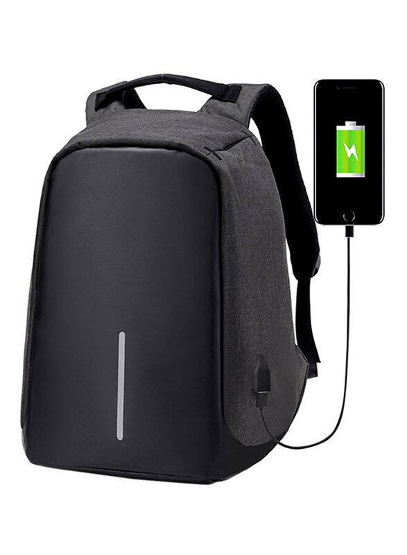 

3 Concept Eyes Multifunction USB Anti-Theft Backpack, Black
