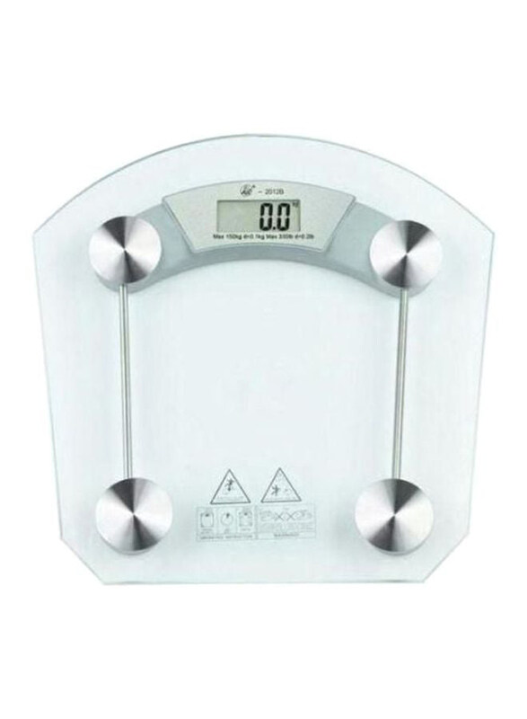 

Generic Digital Weight Scale, Clear/Silver