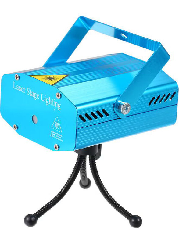 

Generic Mini LED Laser Projector Light, Black/Blue